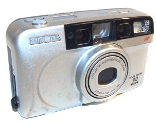 Minolta Riva Zoom 90 Date 35mm Film Camera w/ Flash