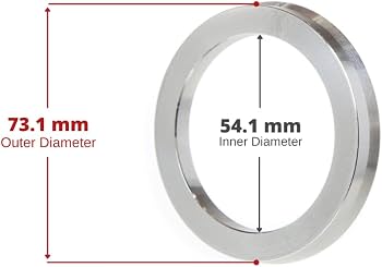 Amazon.com: Circuit Performance 73.1mm OD to 54.1mm ID Silver