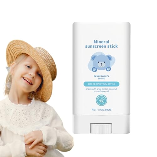 Stick De Protection Solaire Doux Pour E-nfants SPF50, Stick De Protection Solaire Minérale, Crème Solaire Visage Corps Pour Tout-petits, Lotion Solaire Portable, Protection Quotidienne, Hydratant