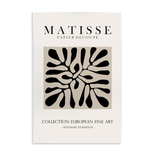 Stupell Industries Matisse Leaves Foliage Abstract Silhouette Exhibition Design, Design by Ros Ruseva