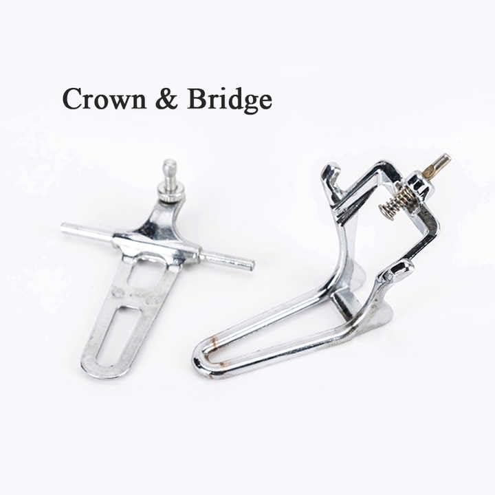 Image of S&Dent TUV CE 5PCS Dental Lab Articulator Nickel Coated Denture Laboratory Instruments Adjustable Equipment Small Size Articulator Zinc Alloy Material