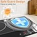 JollyOne Double Burner Induction Cooktop, 1800W Portable Induction Cooktop 2 Burner with 9 Temp & Power Independent Touch Control, Electric Stove Top Cooker with Safety Lock, 3 Hour Timer