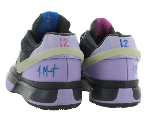 Nike Ja 1 Basketball Shoes (FQ4796-001, Iron Grey/Lilac Bloom/Light Photo Blue/Multi-Color) Size 112