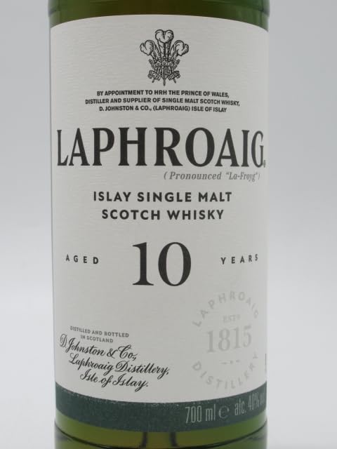 Amazon.co.jp: 【通常品と味が異なるイタリア向け】 ラフロイグ 10年