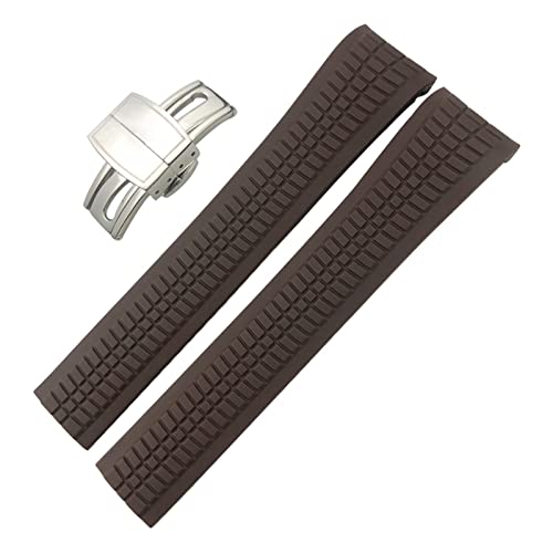 Bracelet de montre en caoutchouc de qualité de 21 mm haut de gamme pour modèle PP 5167A