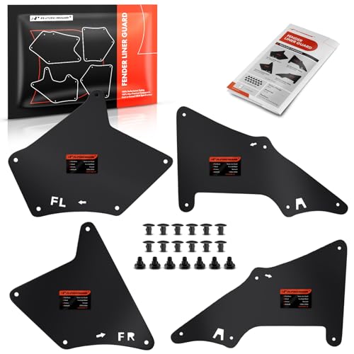 A-Premium Splash Guards Fender Liner Shields Compatible with Toyota 4Runner 2003-2009 FJ Cruiser 2007-2014 Land Cruiser Prado 2003-2019 Front Wheel Set of 4