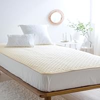 Amazon｜西川 敷きパッド セミダブル 綿100％ しじら 敷パッド 冷感