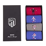Tema: 100 % fútbol Atletico de Madrid Heroes Casual Socks Box Set