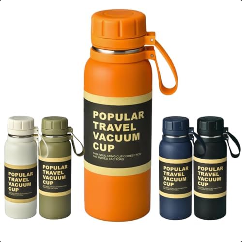 Garrafa Termica Agua Com Alça 800ml Com Infusor Em Aço Inox Antiv...