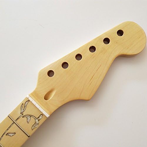 wang music1980 Maple 22 Frets guitar neck Replacement maple Fingerboard for ST style Electric guitar part