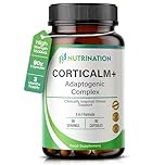 Cortisol Reducing Supplements – 6-in-1 Cortisol Detox & Blocker with Ashwagandha, Rhodiola, L-Theanine, Ginseng, Bacopa & Black Pepper – Stress Support & Adrenal Balance – 90 Capsules 3 Month Supply