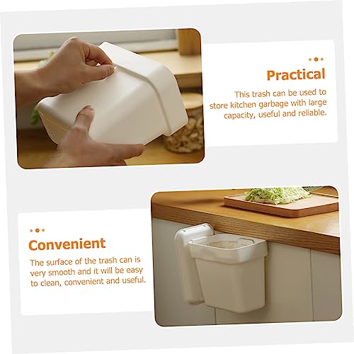 Caneca de Basura Colgante con Tapa para Cocina y Oficina miniatura 6