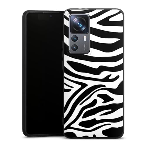 Coque en silicone Xiaomi 12T Pro 5G DeinDesign motif zèbre
