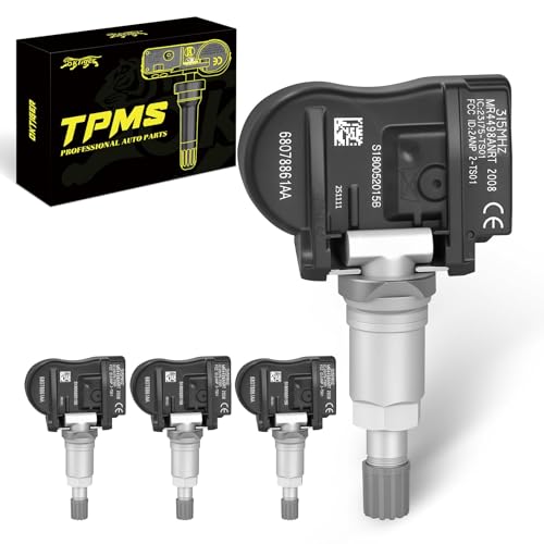 Oktiger 315MHz TPMS Sensor Pre-Programmed for Jeep Wrangler 
