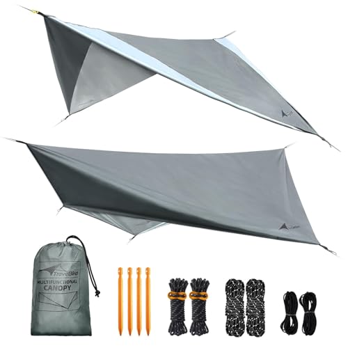 Bâche hamac imperméable avec portes : protection UV et abri ultra léger