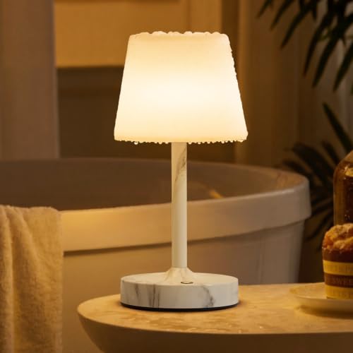 Image of IP65 Waterproof Rechargeable Shower Lamp, Cordless Bathroom Touch Lamps