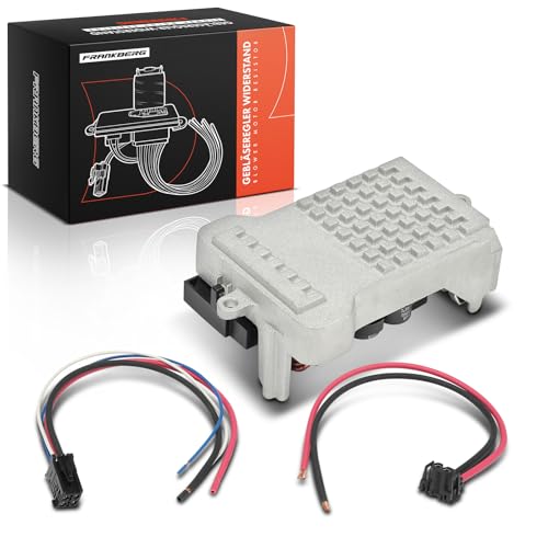 Frankberg Resistencia del ventilador del Motor Compatible con 57 W240 Clase C W203 CLClase C CL203 CLK C209 CLK Cabriolet A209 Clase E W211 Clase G W463 Replace# 2038214058