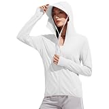 Chaqueta de Proteccion Solar Mujer, Ropa De Protección Solar Desmontable Con Ala Grande UPF50+ Ice Silk, para el Sol Pesca...
