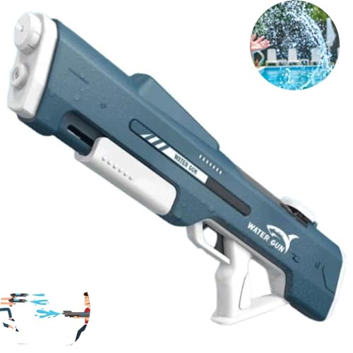 Arma d'água Brinquedo Elétrico Criança Adulto 1000ml Alta Pressão (AZUL)