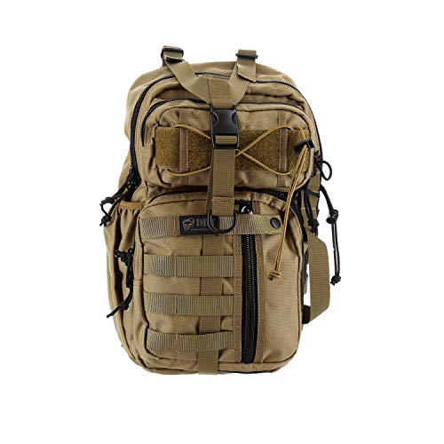 DDT Death Dealer Tactical Assassin Sling EDC Bag, Color Tan