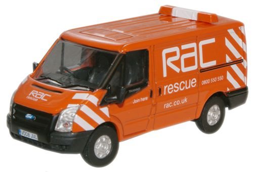 Oxford Diecast 76FT003 RAC New Ford Transit Van (L.Roof)