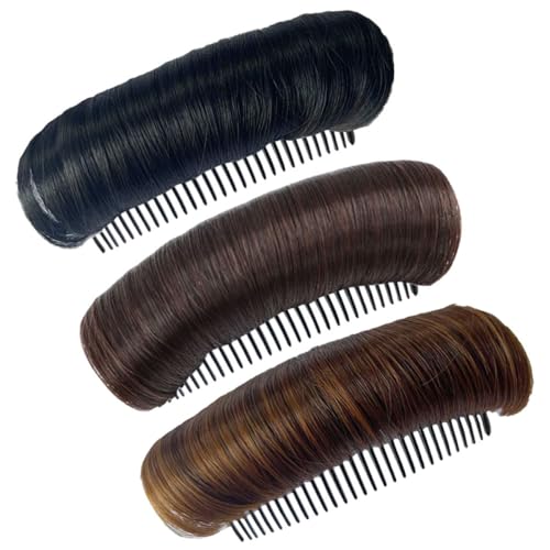 Pinzas Cabello Cojín de Volumen x3 Herramienta de Peinado Ligera para Mujer