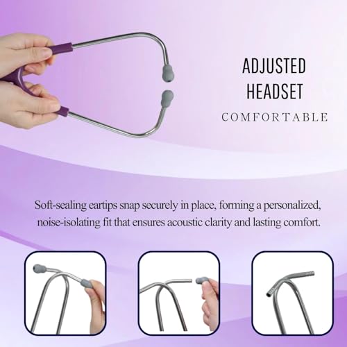Image of Stethoscope Replacement Tube Purple Tubing fits for Littmann III