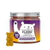 Intimate Balance Flora – Intimes Wohlbefinden – mit Vitamin B2 (Riboflavin) und C - Multivitamin – 30 Stück (1-Monats-Vorrat) – ohne zugesetzten Zucker, vegan – Bears with Benefits