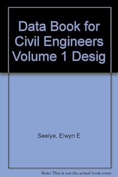 Hardcover DATA BOOK FOR CIVIL ENGINEERS Design-Volume 1 Book