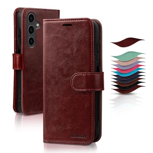 Coque rabat Samsung Galaxy A35 5G anti-rayure avec film et aimant