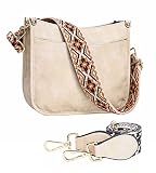 TopTTanBo Cross Body Bag Purses for Women with 2 Guitar Strap Vegan Leather Shoulder Hobo Handbags (