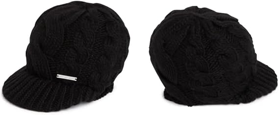 Michael Kors Point Cable-Knit Peak Hat 