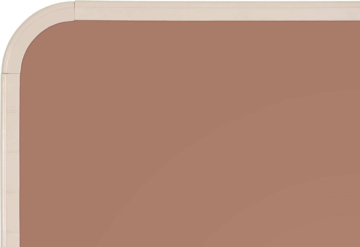 Bi-Office Easy Chestnut Magnetic Board, 21.6 x 27.9 cm, Painted Steel Surface, Beige Plastic Frame