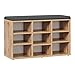 RICOO Scarpiera salvaspazio 79 x 49 x 30 cm Panca ingresso Rovere marrone Wotan – Portascarpe WM035-EW-A