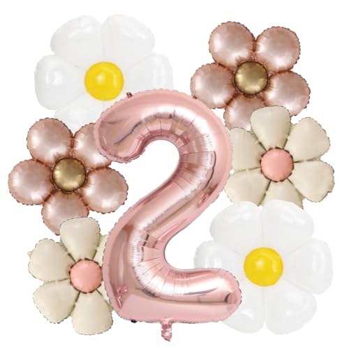 Decoração de aniversário menina 2 anos, balão 2º aniversário, decoração 2º aniversário menina com balão de foil margarita