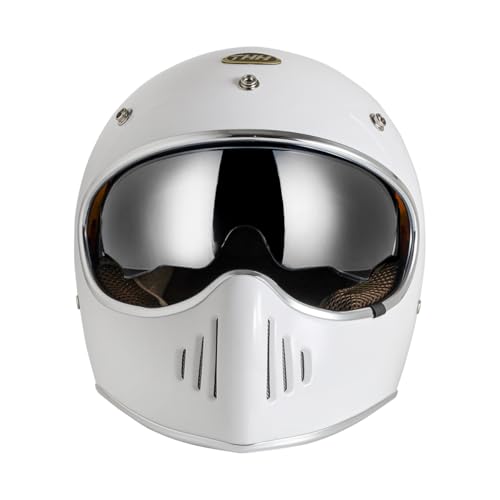 Amazon.co.jp: THH フルフェイス ヘルメット TT-03 パールホワイト