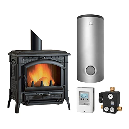 La Nordica KS1660 Termoisotta DSA Wasserführender Kaminofen Komplett-Set Pufferspeicher TPSM 500