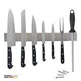 ✅ LEICHTE MONTAGE - Die Leiste ist schnell & leicht mit zwei Schrauben angebracht und somit für Anfänger geeignet. Passende Schrauben und Dübel sind inklusive. Maße: 40 x 4,6 x 1,6 cm (B/H/T).