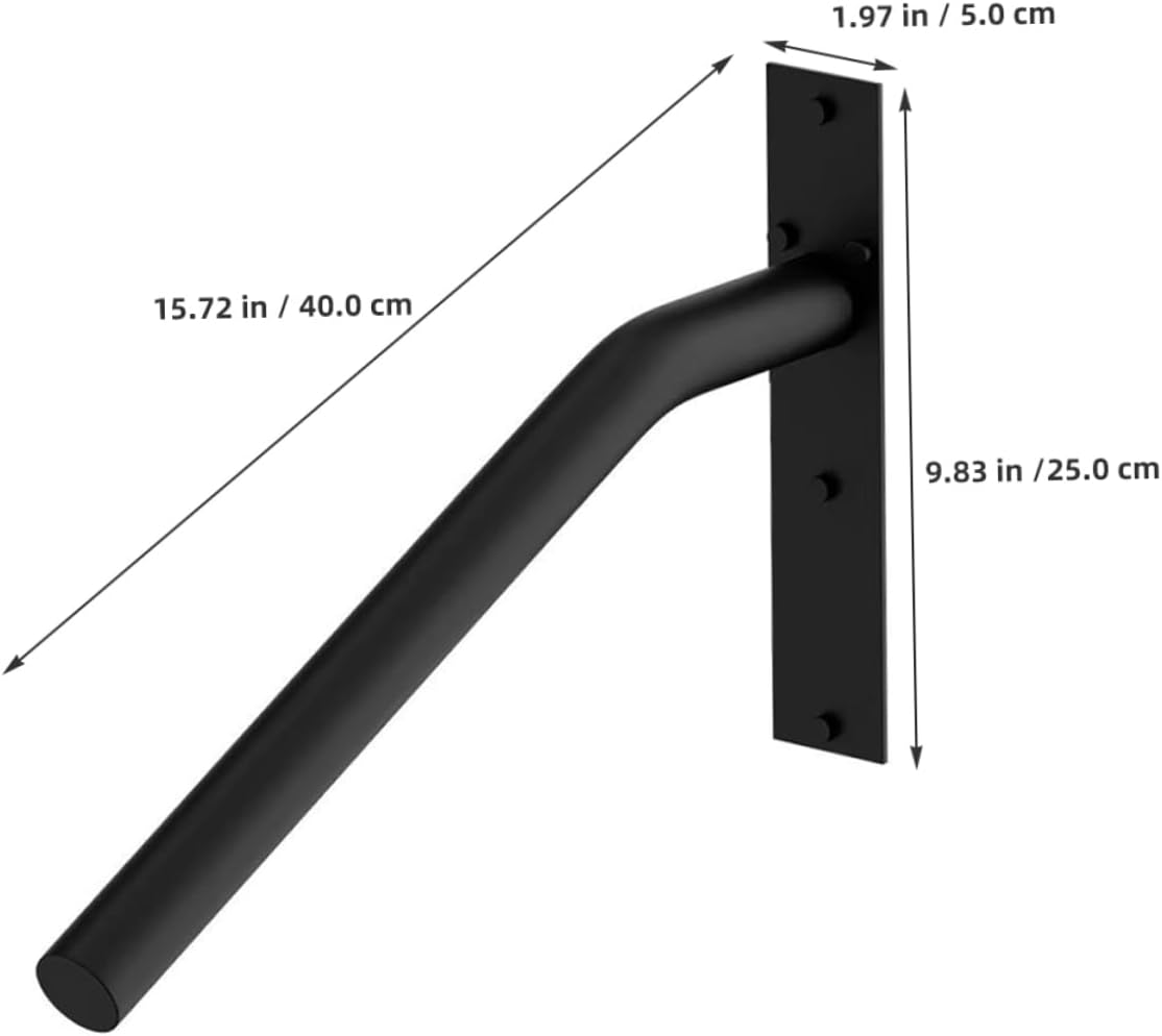 Angoily Wall-Mounted Stair Handrail Bracket Heavy Duty Support for Indoor and Outdoor Use Adjustable Stainless Steel Railing Bracket Safe and Sturdy Handrail Holder for Home and Garden