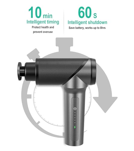 Image of Medcursor Womikol Massage Gun Deep Tissue Percussion Muscle Mini Massager For Pain Relief, Handheld Electric Body Massager Sports Portable Super Quiet Brushless Motor, Grey