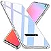 Produktbild Wlife Crystal Clear Kompatibel mit Samsung Galaxy S10 Plus Hülle, Transparent Stoßfest Anti-Gelb Anti-Kratzer Dünn Handyhülle Slim PC mit TPU Silikon Rahmen Durchsichtige Schutzhülle S10+ Plus Case