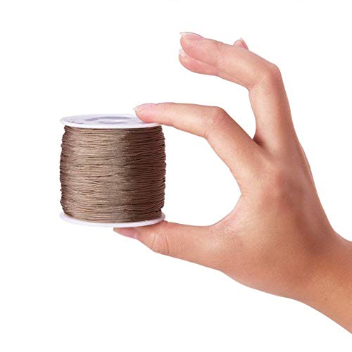PH PandaHall 600 Yards 0.8mm Nylon Beading String Cord 6 Colors Chinese Knotting Cord Nylon Kumihimo Macrame Thread Braided Lift Shade Cord for Friendship Bracelets Christmas Tree Ornament Hair Decor by PH PandaHall - Image 6