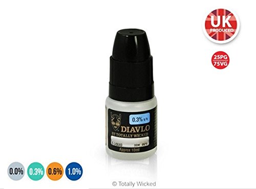 Totally Wicked - Gama Diavlo (Sin nicotina) liquido para cigarrillo electronico, ENVIO GRATIS con 3 unidades, Sabor : Hob-Nailed Cobbler