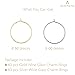 BEADNOVA Wine Glass Charm Rings 120pcs Gold and Silver Plated 25mm Beading Charm Rings Wine Glass Marker for Birthday Party Wedding Festival Favor