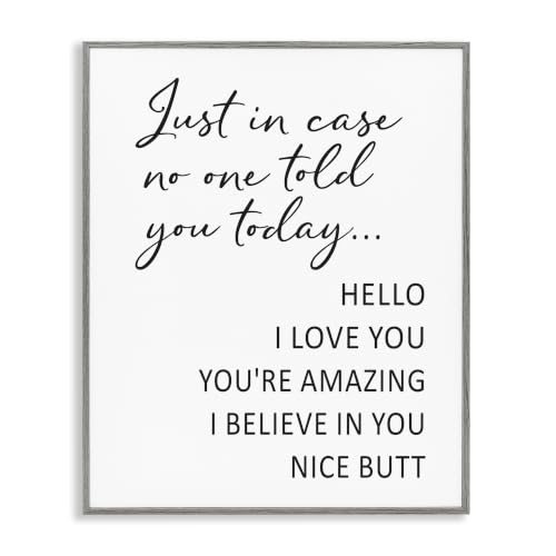 Silly Flattery Casual Humor, 24 x 30 Inch Framed Giclée Print