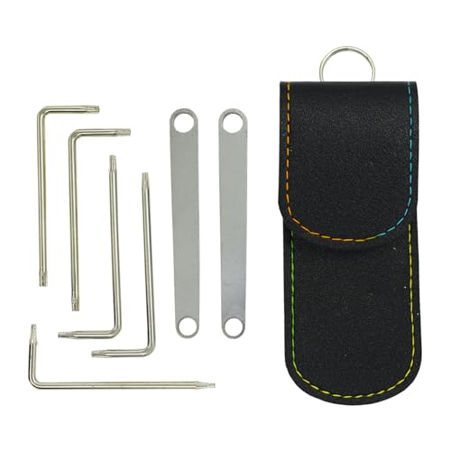activesale Handy 7Pack Mutitool Wrench Kit for L-eatherman Multi-Tools,Ideal for muti-tool maintenance Knurled Nut Wrenches Wide Compatibility with wave Rebar, Bond, PST, Charge+,Surge (Wrenches Kit)