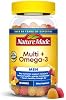 Gomitas multivitamínicas para hombres Nature Made con omega-3, 80 gomitas | Gomitas multivitamínicas con omega-3 para hombres, soporte nutricional diario, suministro para 40 días 2