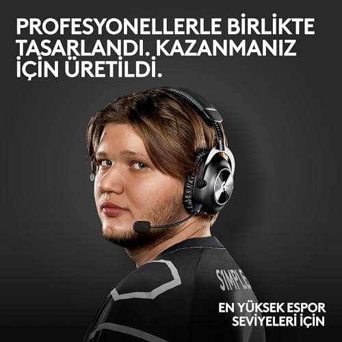 Logitech G PRO X 2 LIGHTSPEED Kablosuz Oyuncu Kulaklığı, Çıkarılabilir Boom Mikrofon, 50 mm Grafen Sürücüler, DTS:X Headphone 2.0, 7.1 Surround, Bluetooth/USB/3.5 mm Aux, PC, PS5, PS4, Switch, Pembe - Görsel 2