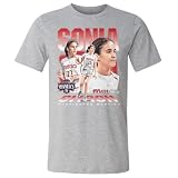 500 LEVEL Sonia Citron Washington Mystics Vintage Shirt (Heather Gray, X-Large)