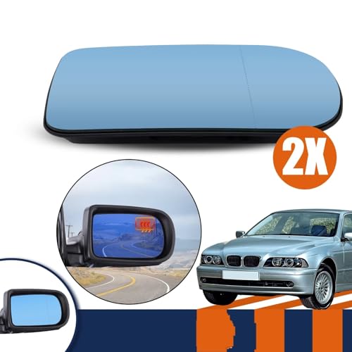 Miroir de rétroviseur chauffant BMW E38 pour verre d'aile - 5